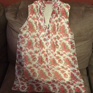 Rose flowered top size small
